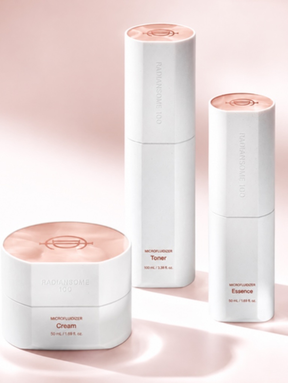 INCELLDERM  Radiansome 100 Premium Toner Essence Cream -Set 3PCS